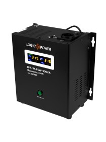 ИБП Logicpower LPA-W-PSW-500VA (350Вт) Внешняя АКБ 12В Ток заряда 2A/5A/10A