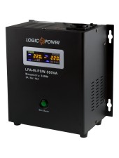 ИБП Logicpower LPA-W-PSW-500VA (350Вт) Внешняя АКБ 12В Ток заряда 2A/5A/10A