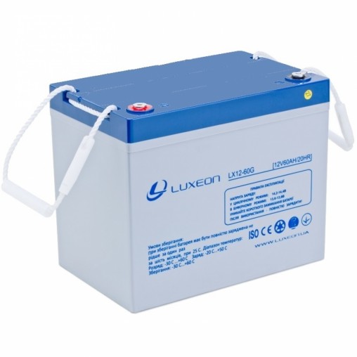 Гелевый аккумулятор  Luxeon LX12-60G (12B 60Ач)